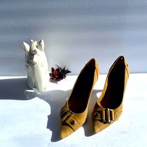 🥿Pre Loved Christian Dior Tan Suede Heel